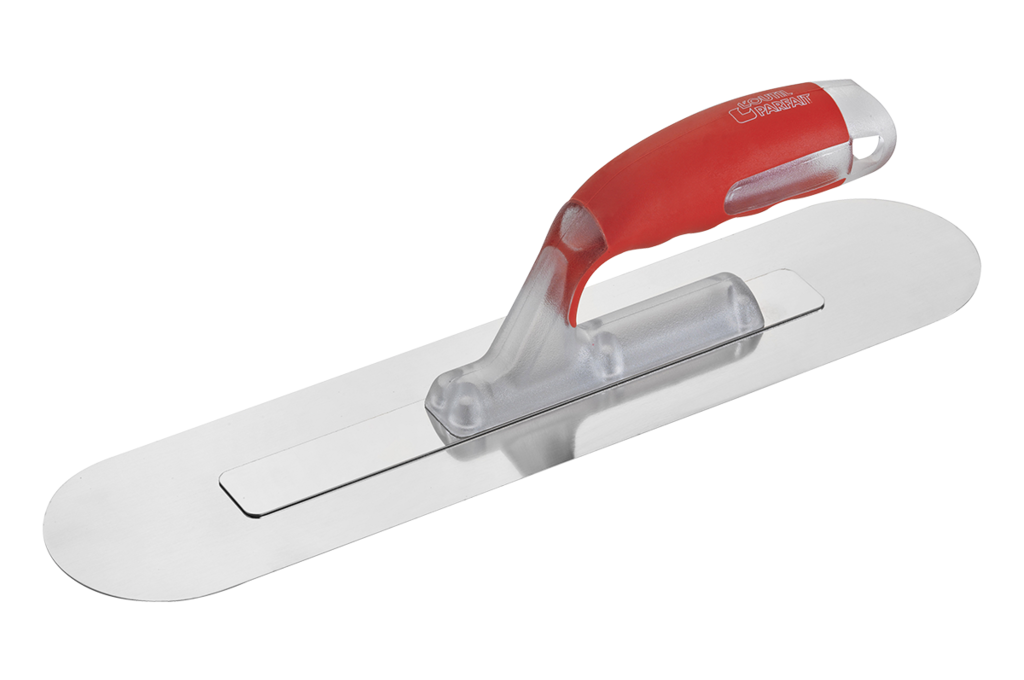 1724036 - Round stainless steel trowel