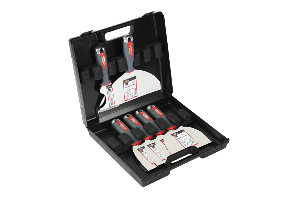801170 - 6-knife plasterer's case ALU-CHOC®